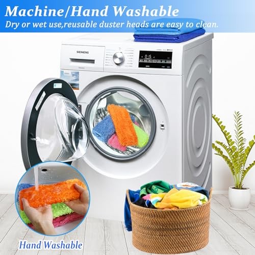 4 Pack 16-Inch Length Microfiber Dusters, Reusable and Washable, Soft Fibers - Picture 7 of 8