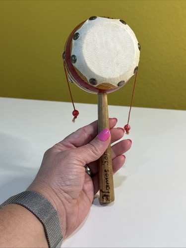 Vintage Mexican Made Monkey Drum Musical Instrument - Picture 8 of 12