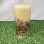 Pottery Barn Pillar Candles 4"x8" Harvest Spice