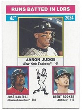 AARON JUDGE/JOSE RAMIREZ/BRENT ROOKER CARD