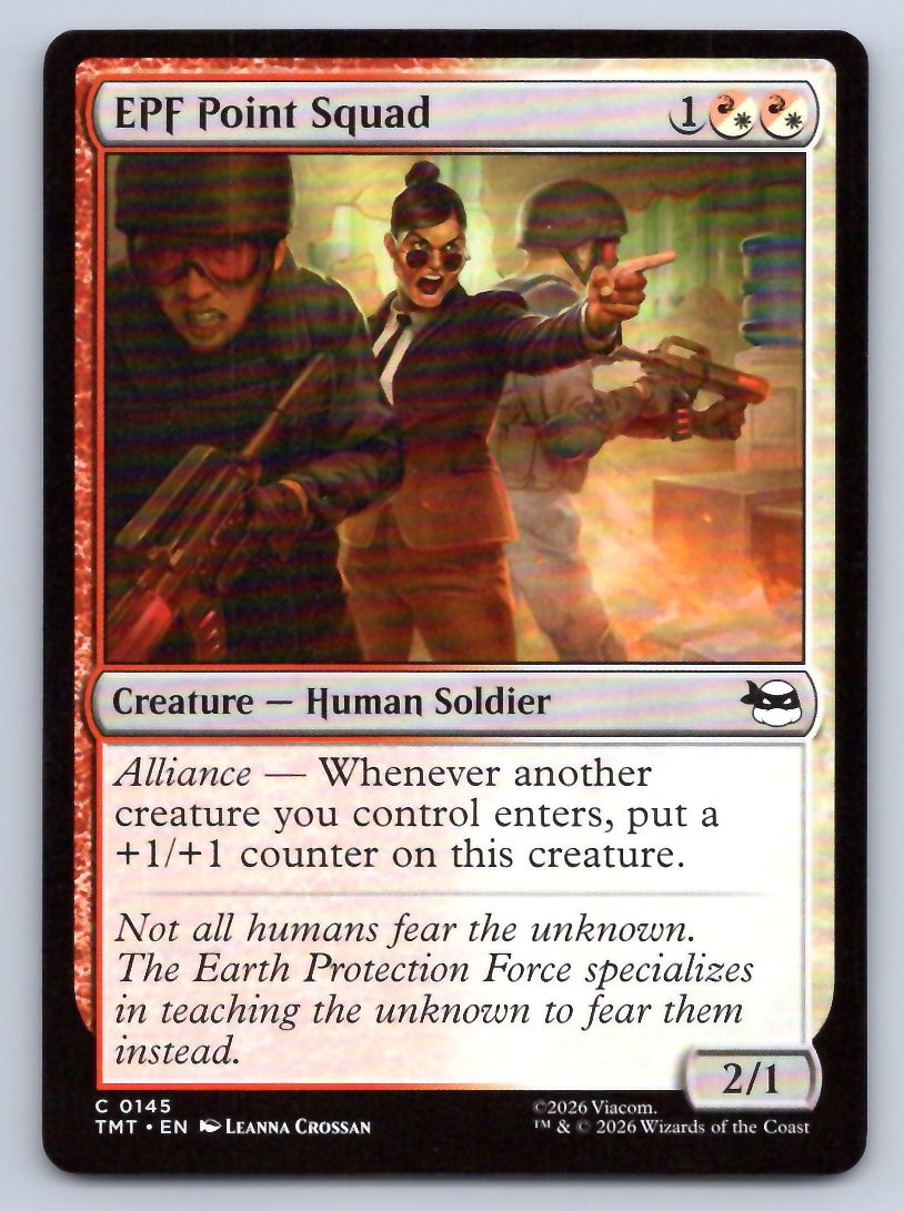 Magic EPF Point Squad Teenage Mutant Ninja Turtles TMT C 0145 NM MTG