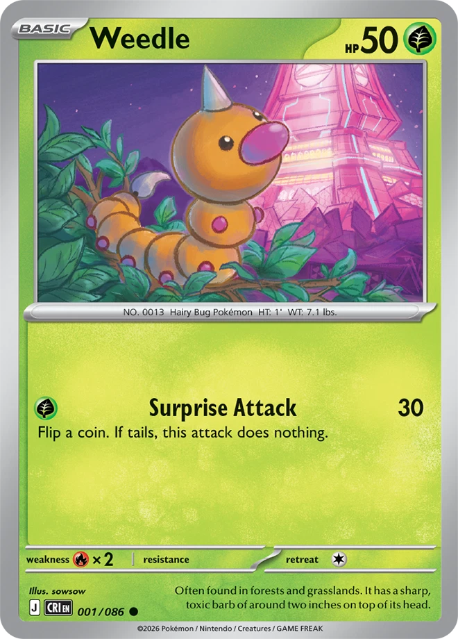 Weedle Pokémon TCG Cards for sale | eBay