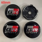 4Pcs 60Mm 62Mm Car Wheel Center Hub Cap Rim Cover for Toyota GR Sport Yaris Coro