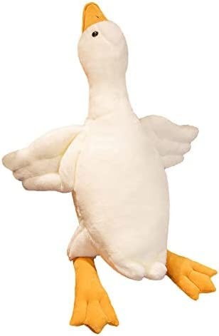 Peluche oca enorme 50-160 cm bambola anatra grande peluche morbido cuscino per dormire - Foto 2 di 5