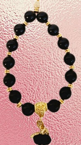 Damen Schlüsselanhänger💫Taschenanhänger vergoldete Perlen Chakra Schmuck - Bild 1 von 3