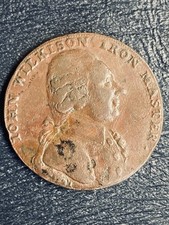 John Wilkison 1793 Great Britain Halfpenny Token
