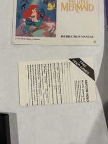 Disney's The Little Mermaid NES 1991 , CIB w/Box, Game, Manual & Inserts