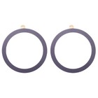 55x0.4mm(ODxT) Universal Wireless Metal Ring Sticker, 2 Pack, Dark Purple