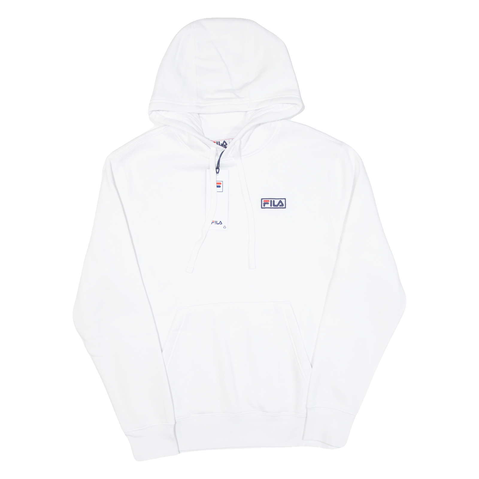 Felpa con cappuccio FILA uomo bianca XS