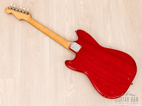 1963 Fender Duo Sonic Vintage Short Scale Guitar w/ Mahogany Body, 100% Original - Afbeelding 13 van 24