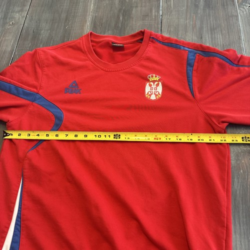 Felpa Srbija Nazionale Serbia Peak Sport Calcio Calcio Tennis Taglia L - Foto 8 di 13