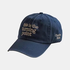 Charlie Kirk This Is The Turning Point Vintage Dad Hat Embroidery