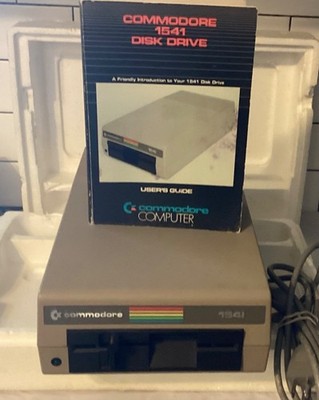 Vintage Commodore Computer Floppy Disk Drive Model 1541 C64 for