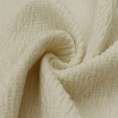 Ivory Wool /Crinkled Double Sided Jacketing Fabric - Picture 3 of 3