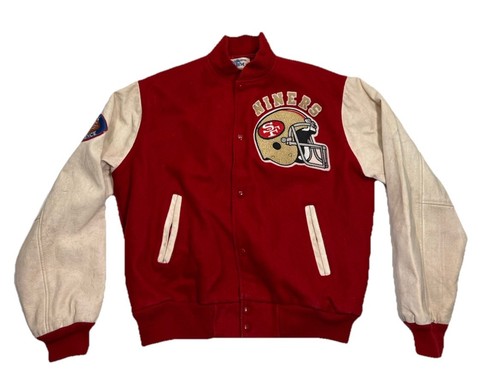 Vintage Chalk Line San Francisco 49ers Lettermen Varsity Jacket Size XL - Picture 2 of 16