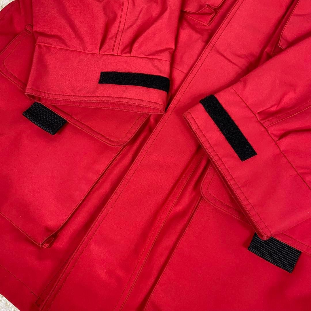 Men's Size S Junya Watanabe Man 18AW Canada Goose Mountain Parka in Red thumbnail 6