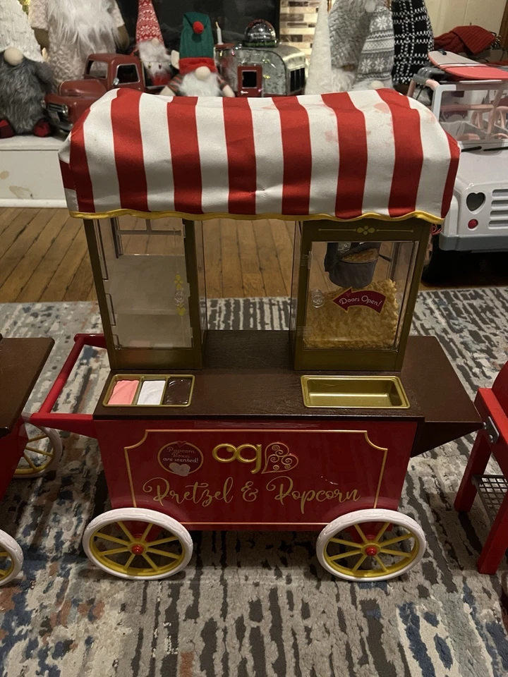 American Girl Doll Lot Dolls RV Jeeps Food Truck Popcorn Carts and Accessories - Image 4 of 4