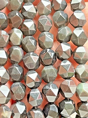 Regenbogen Obsidian Perlen Rund Facettiert Mit Loch 45Stk 8mm Edelstein Kristall - Bild 1 von 4