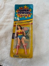 vintage 1984 Kenner Super Powers Wonder Woman MOC small card action figure