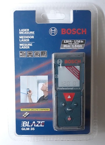 BOSCH LASER MEASURE ▪️ BLAZE  GLM 35 ▪️ UNOPENED - Picture 1 of 2