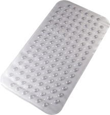Non Slip Bath Mat 27.5x15 Shower Tub Mat with Suction Cups Fast Drain