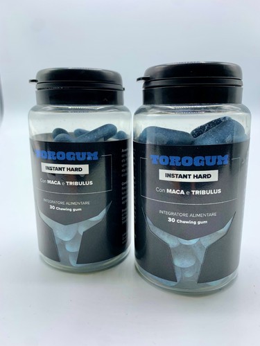 TOROGUM 2x1 Integratore Sessuale Chewing Gum Erezione Potenza Sessuale Uomo - Foto 2 di 3