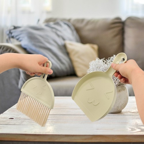  Kind Handbesen Und Kehrschaufel Kleiner Kehrschaufel-Mini-Handbesen - Bild 10 von 12