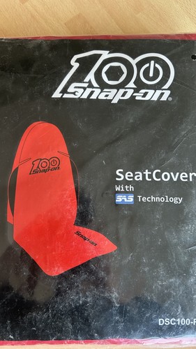 Snap On Tools Racing Car Van Seat Covers Red SAS Technology - RED - Picture 5 of 5