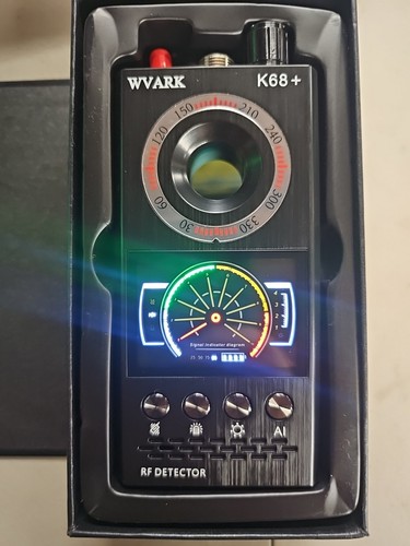 K68+ Anti-Spy Scanner Detector RF Camera GSM Audio Bug Finder Signal Tracker - Picture 3 of 3