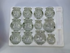 Cupping Therapy Sets 13 Cups Thick Chinese Acupoint Glass Cupping Therapy Set