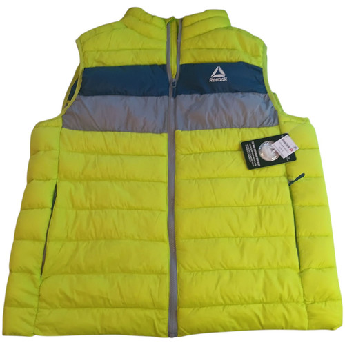 Reebok Glacier Shield Insulated Puffer Vest Spring Green Full Zip Mens XL NEW