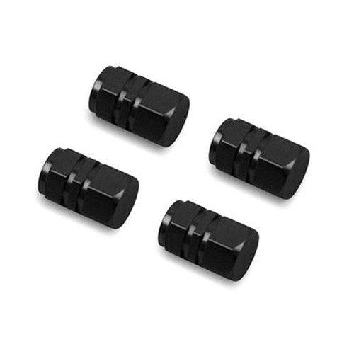 Tapas de válvula de neumático de coche de aluminio 4 piezas Cubierta de vástago de válvula de neumático Tapa de llanta de rueda de polvo de aire - Imagen 2 de 3