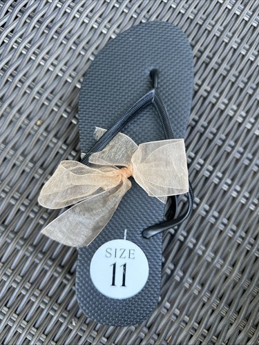 OLD NAVY Women’s Black Classic Flip Flops Sandals - Size 11 *NEW*