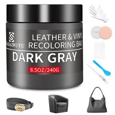 Leather Recoloring Balm 8.5oz - Gray Leather Color Restorer Repair Kit