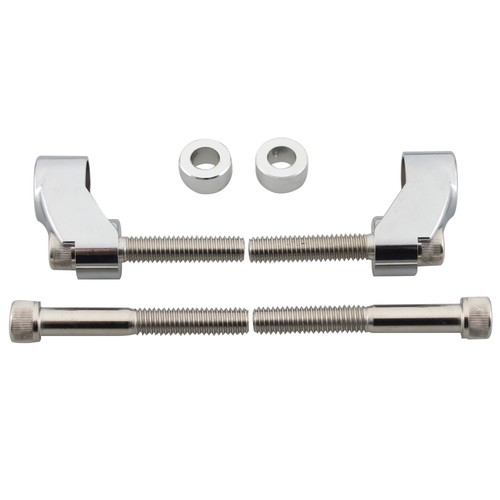 Front Turn Signal Mount Bracket Relocation Kit Fit For Harley Dyna 39mm 49mm New - Picture 11 of 15