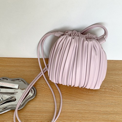 Woven French Pleated Texture Bag Spring And Summer New Small Square Bag Women BA - Picture 12 of 18
