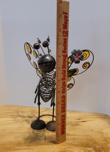 Vintage Metal Wire Housefly Bug Insect Art Sculpture Handmade - Picture 7 of 7