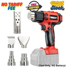 Cordless Heat Gun for Milwaukee M18 Battery,Lithium Hot Air Gun, 2-Temp Setti...