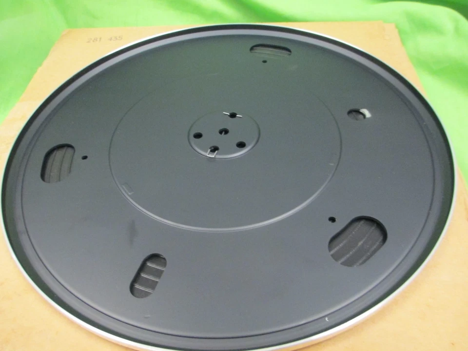 DUAL CS 431  DUAL  410   TURNTABLE PLATTER  & MAT NEW ORIGINAL PART # 281-435 - Image 2 of 4
