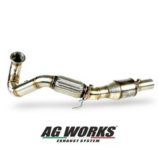 Downpipe 76  mm catalizzatore 200 celle VW VOLKSWAGEN GOLF GTI MK 7.5 - AG Works