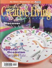 Aleene's Creative Living Magazine Aug 1996 DIY Decorations Crafts Noah's Ark