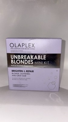 Olaplex Unbreakable Blondes Mini Kit Brighten Repair Hair NIB Set
