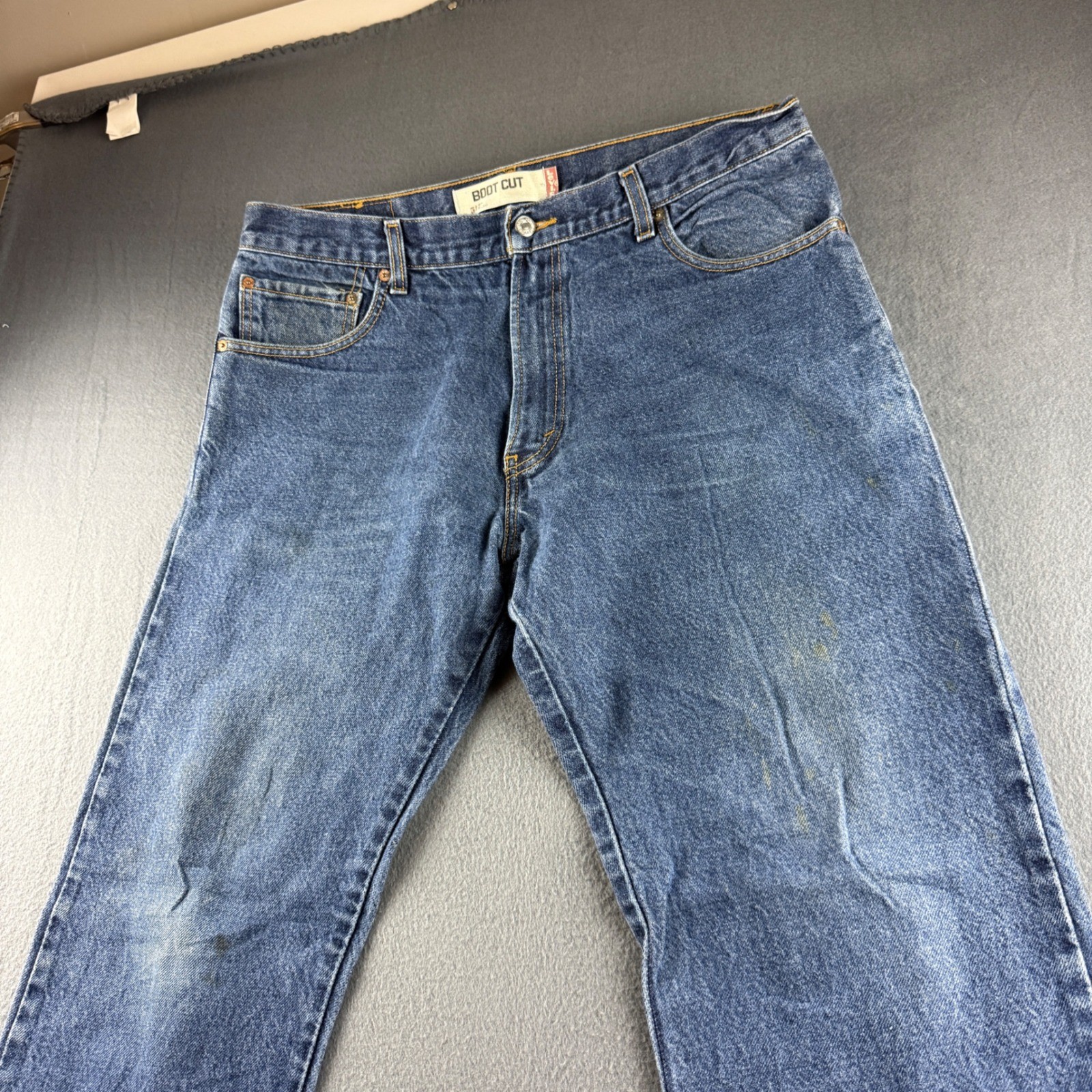 Vintage Levis 517 Jeans Men's 36x32 Blue Bootcut Y2K Rodeo Cowboy Western