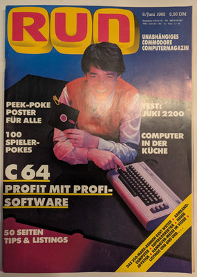 RUN - unabhängiges Commodore Magazin | Ausgabe 6 Juni 1985 | Commodore 16 64 128