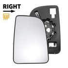 Car Right Upper White Mirror Glass w/ Back Heated for Mercedes Sprinter 18-23