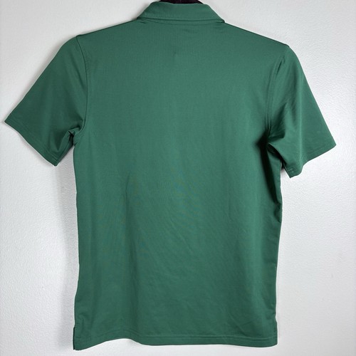 Masters Kids Medium Green Performance Tech Short Sleeve Outdoors Golf Polo Shirt - Picture 3 of 7