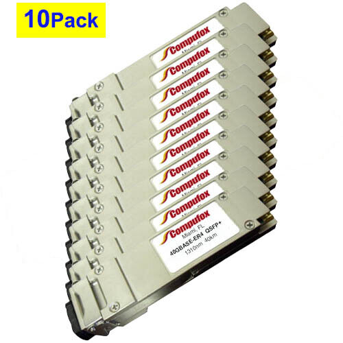Lotto, 40 GBase-ER4 QSFP+ ricetrasmettitore (SMF, 1310nm, 40 km) per Cisco, Dell, Juniper - Foto 5 di 5