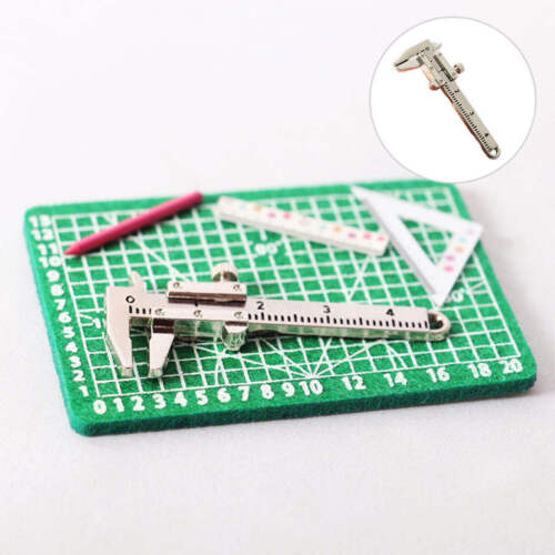 Accesorio en miniatura para casa de muñecas Vernier calibrador muebles casa de muñecas casa de muñecas - Imagen 3 de 8