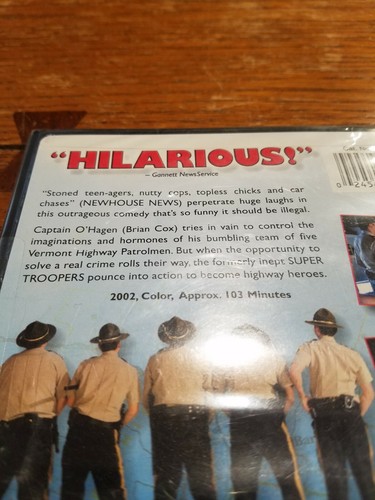 Super Troopers DVD New & Sealed Law Enforcement Comedy Movie Night Film - Picture 9 of 12