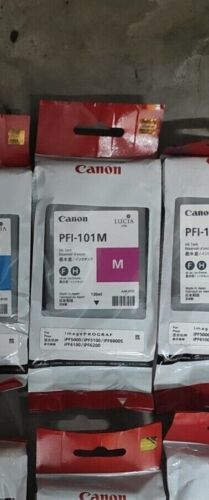 Genuine lot of Canon PFI-101 Ink Cartridges - FREE UK DELIVERY - VAT included - Picture 4 of 13